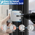 800lbs Door Reinforcement Lock Withstands of Force - Silver Extra Proof Door Lock for Kids Safety Drilling Required