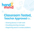 hand2mind Double-Sided Centimeter Grid White Boards, Pack of 10, Portable Dry Erase Boards
