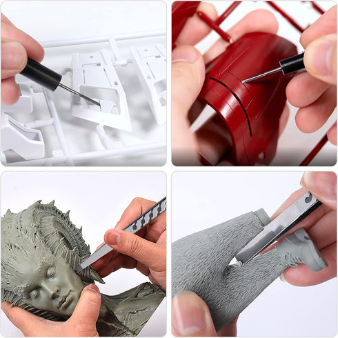 Pro Grade 3D Printing Tool Kit, High Manganese Steel Spatula & Diverse Cleaning Kit with Storage Box