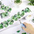 Eucalyptus Die-Cut Border Trim Bulletin Board - 65ft Green Leaves Decor for School Classroom Wall