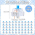 FdcZeyxior 50 3 PCS Mechanical Keyboard Switches Keyboard Clicker Pin Blue Switch Replacement Keyboards Keys