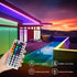66ft, 5050 IP65 (2 33ft) DAYBETTER Waterproof LED Light Strips Outdoor LED Strip Lights Color Changing RGB LED Strip