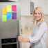 Outus 36 Pack Lined Sticky Notes, 4 x 6 Inch Colorful Pads, 1200 Sheets, Bright Ruled Self Sticky Pads for Office