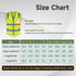 High Visibility Safety Vest for Men, 9 Pockets, Reflective Strips, ANSI Compliant, XG100-Yellow X-Large