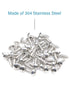 100Pcs #8 x 1/2" Truss Head Phillips Wood Screws, Heavy Duty 18-8 (304) Stainless Steel Screws
