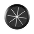 HYCC 2 Inch Desk Grommet Black, Flexible Cable Hole Cover for Cables - 5 Pack