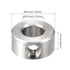 uxcell Drill Stop 5/16" I.D. Stainless Steel for Set Screws Chuck Woodworking Drill Bits Depth Holder 2Pcs