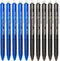 Vitoler Retractable Erasable Gel Pens, Fine Point (0.7mm), 5 Black & 5 Blue Gel Ink Pens for Drawing Writing Planner