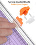 Firbon Purple A5 Paper Cutter, Small Straight Paper Trimmer with Side Ruler for Scrapbooking, Craft, Paper, Coupon,
