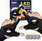 PARIGO LED Flashlight Gloves, Cool Gadget for Men, Gift for Dad, Husband, Grandpa, Christmas Birthday