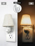 2-Pack 0.5W Vintage Plug in Night Light with Switch, LED Night Lights Plug into Wall Socket, Soft Warm Baby Nursery