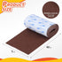 Felt Furniture Pads, Non Slip Self Adhesive Cuttable Felt Tape Brown Heavy Duty Felt Strip Roll for Protecting Hardwood Floors Chair Wall Protector (40 x 5 x 0.12 Inch)