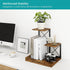 ELITEROO Desk Shelf Organizer, Wood Desktop Small Bookshelf, 3 Tier Storage Shelf Riser for Office Decor