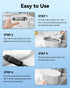 46KHz 20oz JeaTone Ultrasonic Jewelry Cleaner, Professional Ultrasonic Cleaning Machine for Rings, Eyeglasses