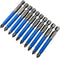 10Pcs Anti Slip Phillips Cross Slot PH2 Short Screwdriver Bit Set, 1/4 Inch Hex Shank