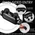 5 Pcs Black Insulated Wire Connectors, Multi Cable Splice Connector, 2 Ports, Double Side Entry, Oxide Inhibitor (2/0-6
