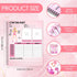 Food and Fitness Journal for Women Weight Loss Tracker Planner Workout Dairy Wellness Log Notebook with Calendar Calorie Counter Diet Meals Health Exercise Training Goals, 8.5 x 11, 138 Pages