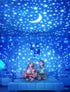 Eigther 21 Sets 360 Projector Night Light for Kids + of Films, Night Light Projector for Bedroom, Ceiling, Kids Star