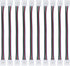 LED Light Strip Connectors 4-Pin 10mm Wide, 10-Pack Solderless Strip to Strip Jumper Extension Connector for DIY