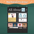 Blosssound 34 27 103 x All About Letter Pocket Chart ABC Flash Cards Letter of The Day Week Chart Alphabet Tracing