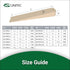 CS Unitec Non-Sparking Aluminum Bronze Flange Wedge with Lanyard Hole, Metal Pipefitting Welding Tool, 1/2 in x 3/4 in