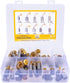 40Pcs Electric Motor Carbon Brushes Replacement for Power Tool, 10 Sizes