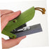 Cartoon Mini Stapler, Cute Wooden Grasshopper Design, Green Desk Decor Animal Shape Stapler