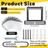 AOZUO 40+ 20 Race Bib and Medal Display Hanger, Medal Hanger Display Holds Medals & Race Bibs with Flip Vinyl Sleeves