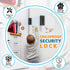 3" 800 lbs Home Security Door Lock Reinforcement - Child Proof High Security Door Locks with Stop Withstand for Inward