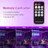 80ft 1440 12V 3 THECHAM Black Light Strip with Remote, LEDs, Flexible Blacklights for Glow Party, Adjust Brightness