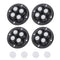 uxcell 4 Pcs Self Adhesive Caster Wheels, 360 Degree Rotation Mini Caster