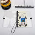 Clear A6 Binder with Elastic Band, 6 Black Rings Journal Planner, Thick PVC Notebook Cover for A6 Grid Paper Refills