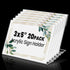AXQMY Acrylic Sign Holders 3x5 Inches Display Clear, Acrylic Table Signs Label Holders