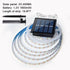 Solar LED Strip Lights Outdoor - 19.6FT 180 LED White Solar Powered Rope for Garden, Pool, Christmas