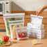 Generic 85 Food Grade Fresh-Keeping Bags, PCS Food Storage Bags, Double Seal Reusable Produce Bag, Easy Open Clear