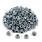 Yeebyee 5/16"-18 Nylon Insert Hex Lock Nuts,Carbon Steel White Zinc Plated, Hex Lock