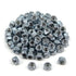 Yeebyee 5/16"-18 Nylon Insert Hex Lock Nuts,Carbon Steel White Zinc Plated, Hex Lock