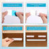 Gosknor 6pcs Counter Metal Adhesive Strips for Magnetic Under Cabinet Lights, Replacement Metal Adhesive Backing Plate
