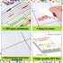 Tenare Calendar Bulletin Board Set, Seasons Weather Chart Display with Stickers for School Classroom Bedroom Decoration