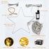 344 11.8ft 9 8 Christmas Decorations Star String Lights - LED Strands Waterfall Tree Lights with Topper Star, Lighting
