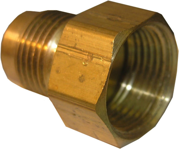LASCO 17-4659 5/8-Inch Flare by 3/4-Inch Female Pipe Thread Brass Adapter