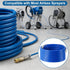 50FT 5FT 1/4" 8500 Airless Paint Sprayer Hose with Whip Hose, NPT High Pressure PSI Spray Hose, Flexible Reinforced