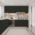 Yancorp Matte Black Contact Paper - Peel and Stick Wallpaper, Solid Black Self-Adhesive Drawer Stick and Peel
