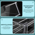 Noverlife 3 Drawers Hair Accessories Organizer - Clear Acrylic Desktop Craft Drawer Cabinet for Bathroom