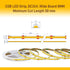 White,24V Dimmable Control,6000K 9.84FT/3m 8mmwide Ra>90 Pandery COB LED Strip Lights Cool led Light Strip KIT