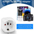OFOAEEA 2 Pack Europe to US Plug Adapter, EU to US Travel Converter for Spain France Type C/E/F Plugs