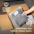 Spartan Industrial 8" X 10" (100 Count) 3 Mil Frosted Zipper Bags with Vent Hole - Reclosable Plastic Bags for Clothes,