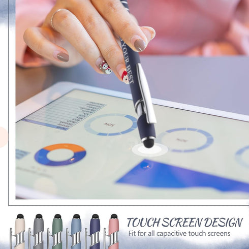 Zonon 12 Pieces Inspirational Motivational Pens, Fine Point Smooth Writing Pens with Fun Quotes for School Office Gifts