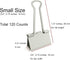 Binder Clips Small Metal Clamp - 3/4 in (0.75 inch)(Small, Silver, 120 Count) by nctinystore