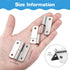 Lift Off Hinge, 1.8 Inch 304 Stainless Steel Hinges, Detachable Slip Joint Flag Hinges for Various Wooden or Metal Boxes, Tool Chests, and More (Left Handed, 6 PCS)